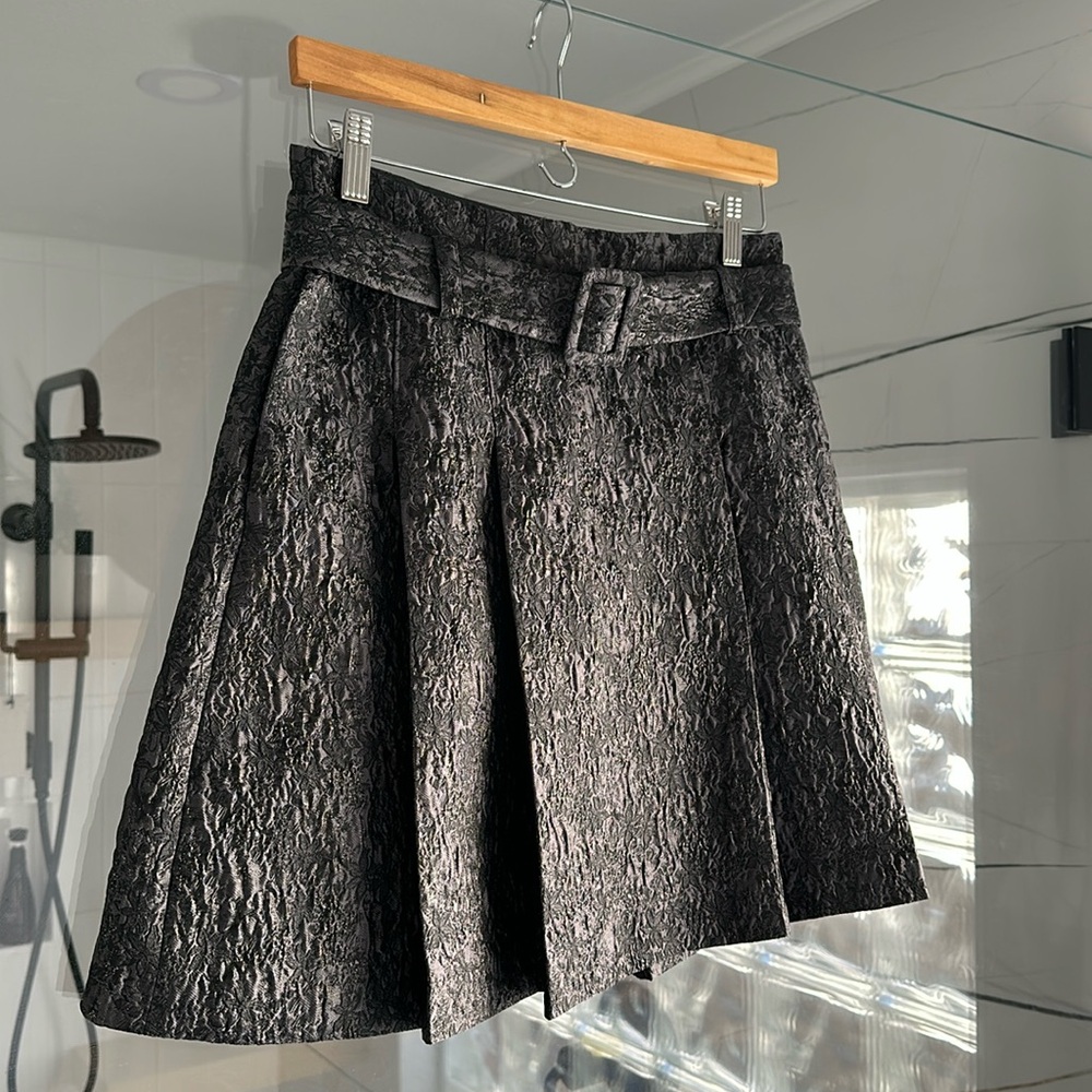 Brocade Mini Skirt* - New With Tags - NEVER WORN - Black